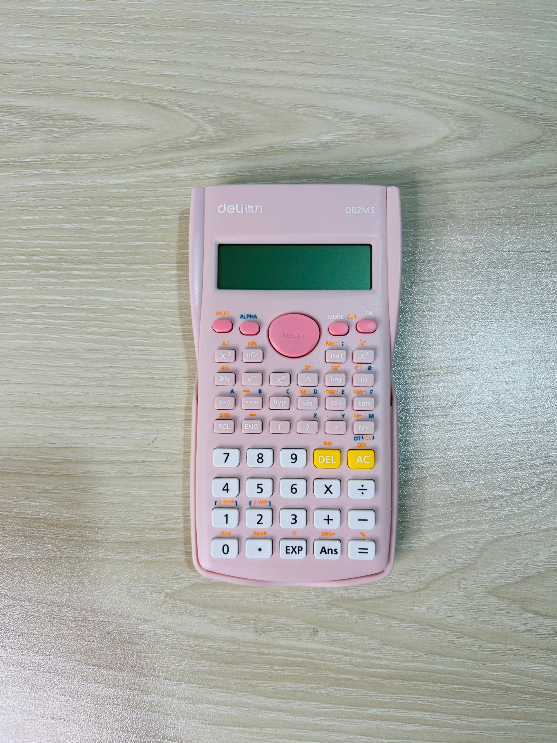 Deli Calculator D82MS Pink - Image 2