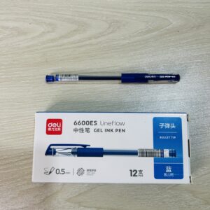 Deli Gel Ink Pen Blue