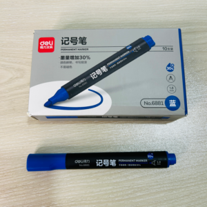 Deli Permanent Marker Blue