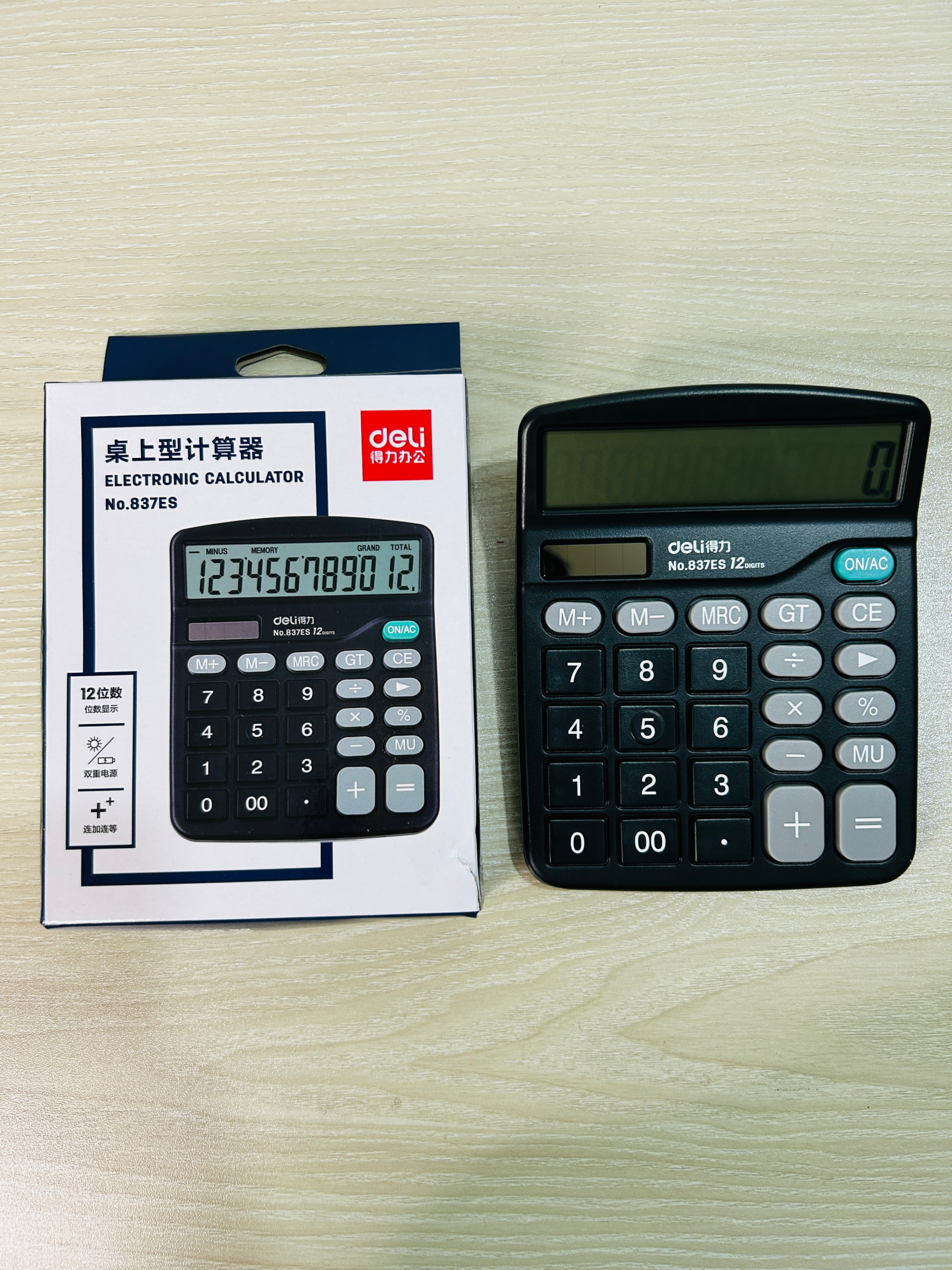 Deli electronic Calculator Black