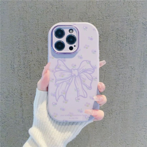 iPhone Mobile Case (Purple Butterfly)
