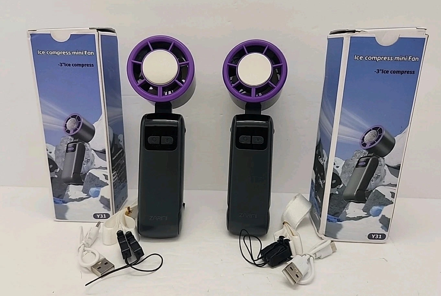 Ice Compress Mini Fan Y31 - Image 2