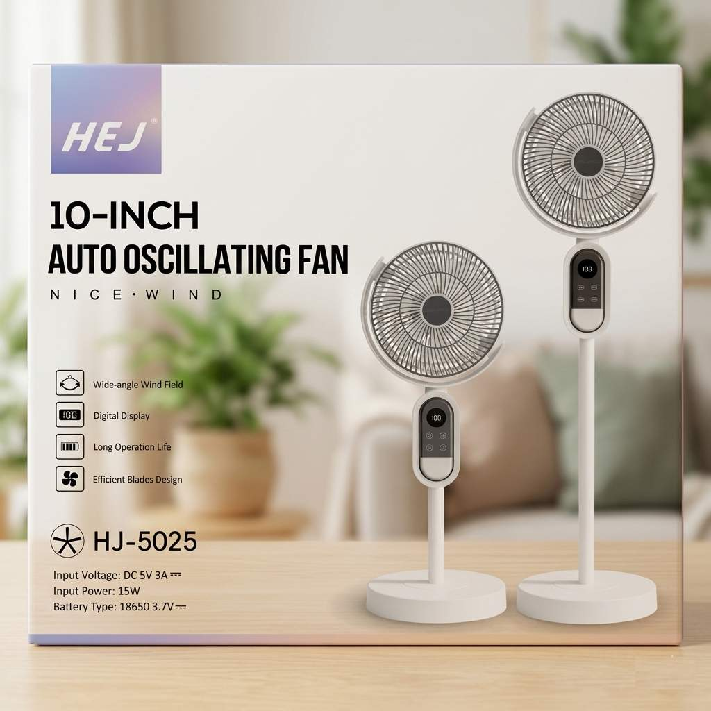 Auto Oscillating Fan with Display - Image 2