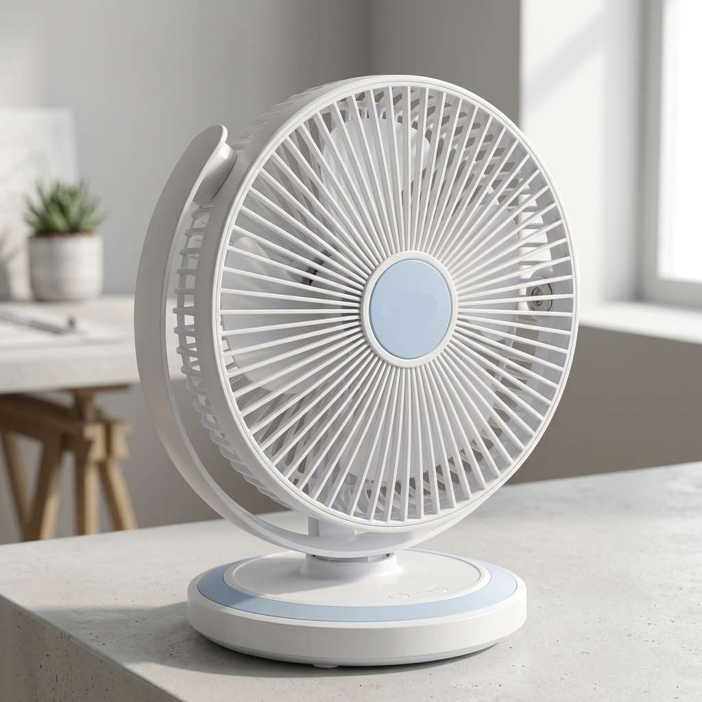 Auto Oscillating Desktop Fan - Image 2